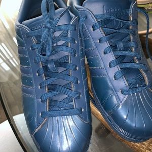 BRAND NEW adidas superstar blue monochrome